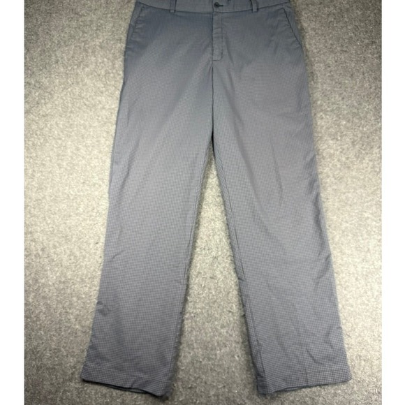 Nike Golf Other - Nike Golf Dri-FIT Men's Golf Pants 34x32 Gray Gingham Check Athletic